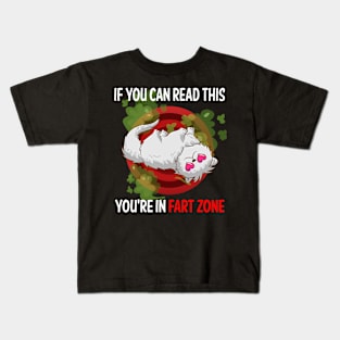 Fart Zone Persian Cat 01 Kids T-Shirt